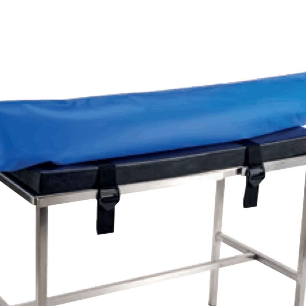 Evacuated Bead Support With Straps